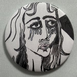 Fridge Magnet Face Melt #1100